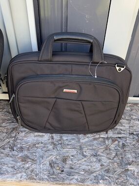 Black Men's Briefcase Laptop Bag
